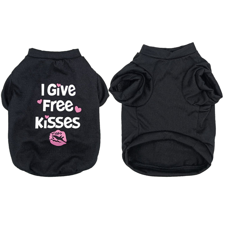 Cotton pet tank top on a kitten