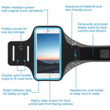 Adjustable strap of the sweat-resistant phone armband