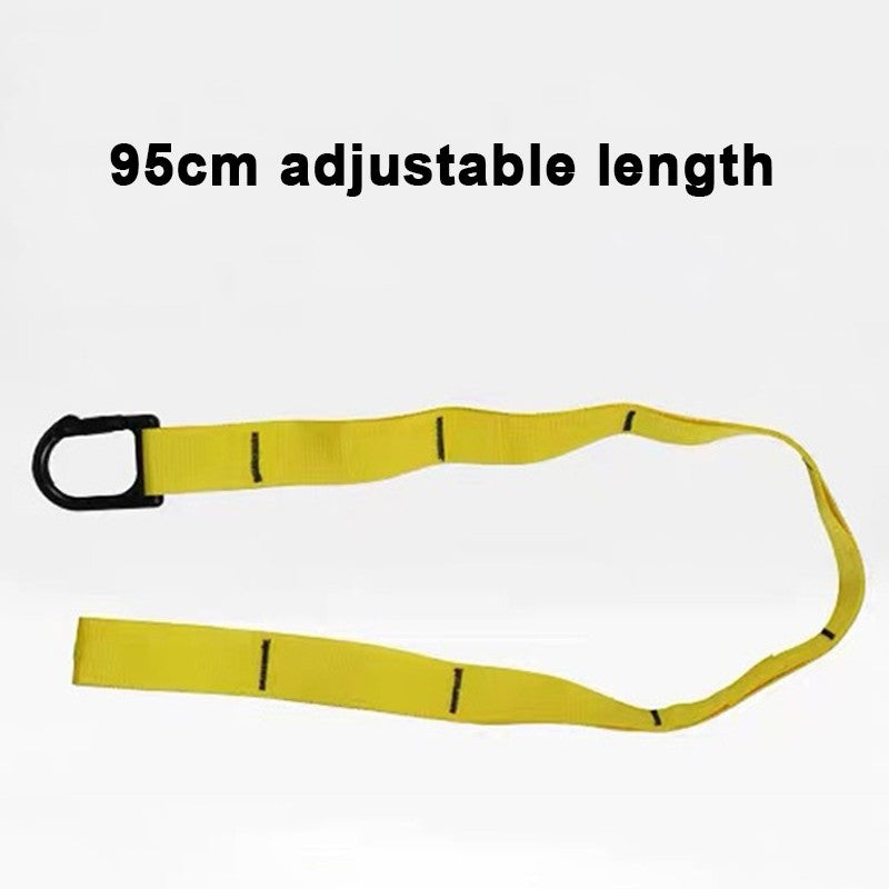 TRX style suspension straps handle and strap detail