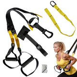 Suspension trainer used for bodyweight rows
