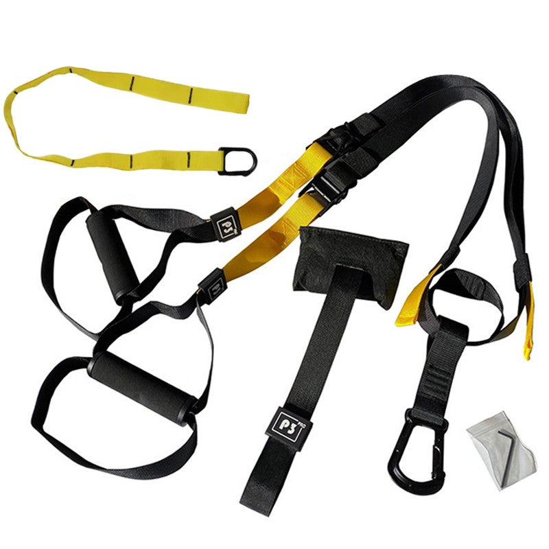 Suspension training straps full set components