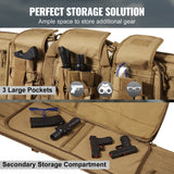 Tactical range bag carried with shoulder strap