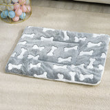 Pet bed mat showing thickness profile