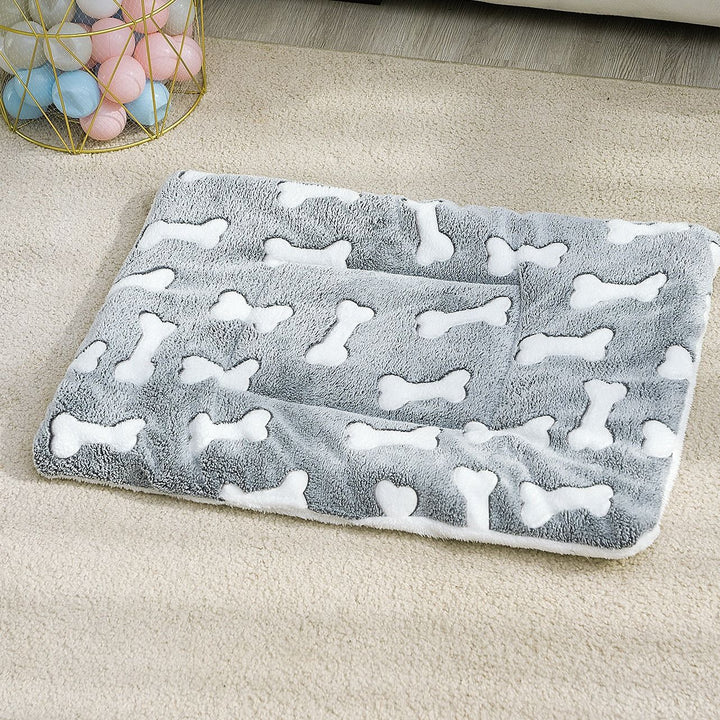 Pet bed mat showing thickness profile