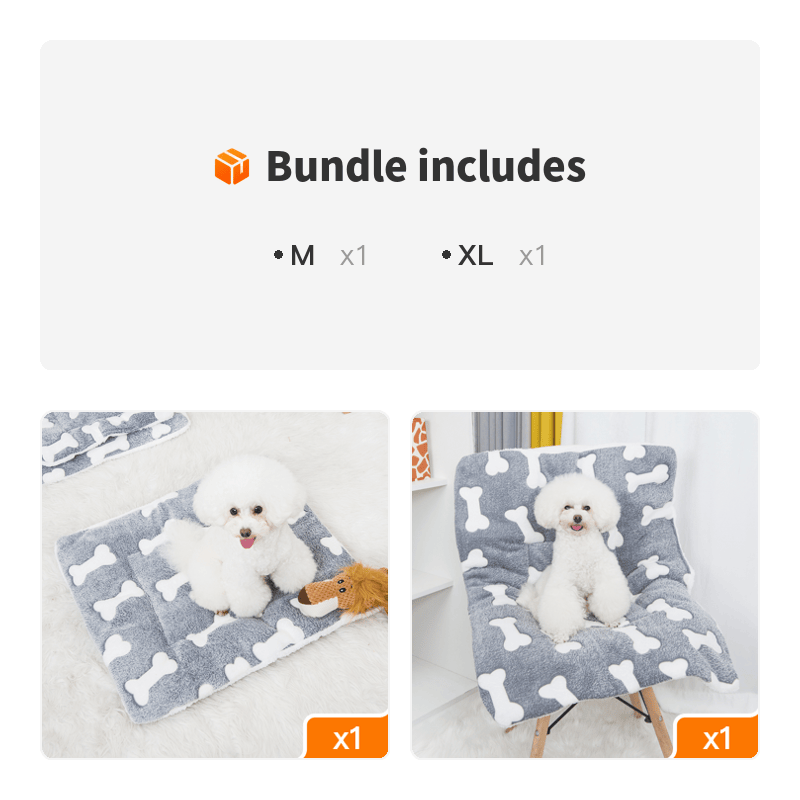 Thickened pet bed mat fabric surface close-up