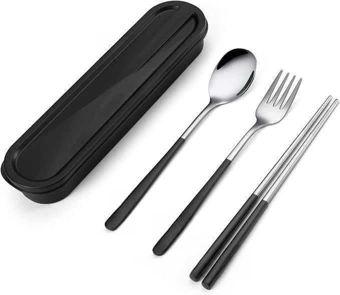 Travel Cutlery Set Reusable Stainless Steel3