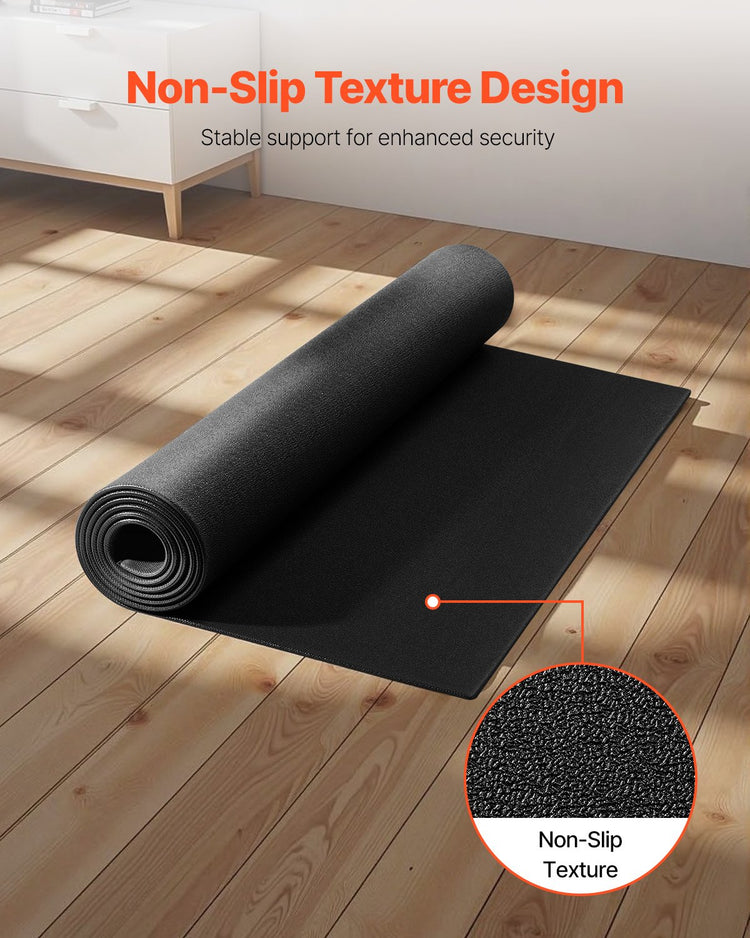Treadmill mat anti-slip surface texture detail