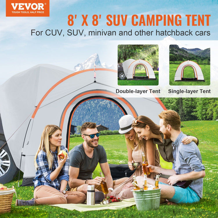 Truck Camping Tent 8x8 Waterproof2