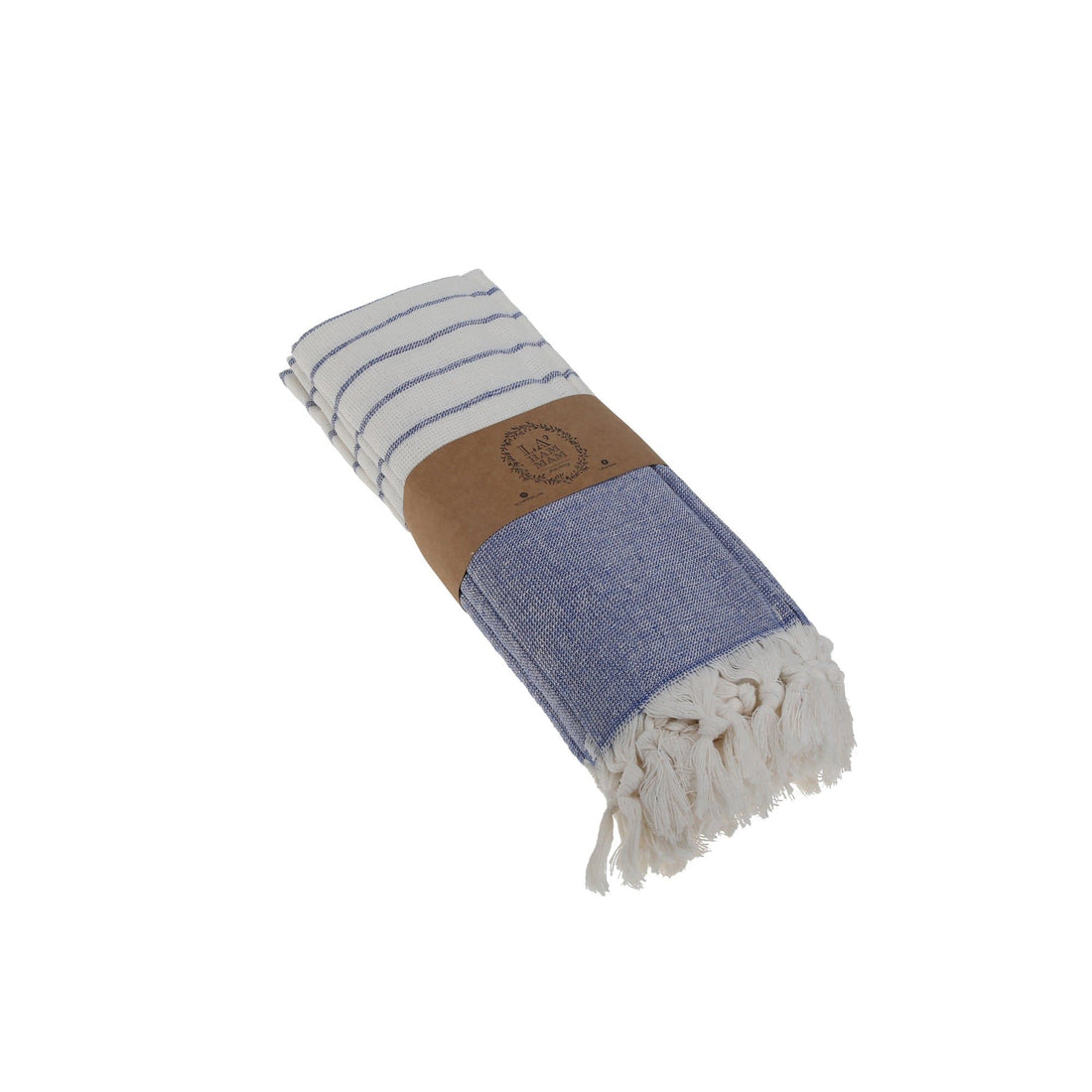 Navy colorway of the Turkish cotton kitchen hand towel