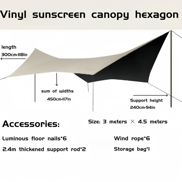 Ultralight Hammock Rain Fly3