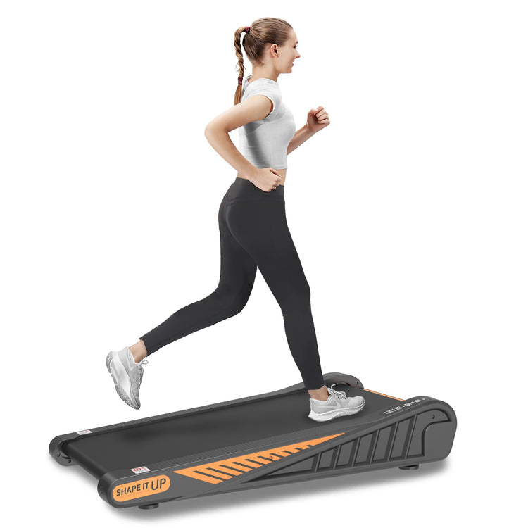 under desk treadmill incline walking pad in use