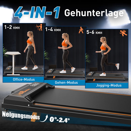 Walking pad remote control speed adjustment