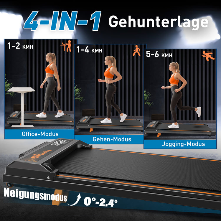 Walking pad remote control speed adjustment