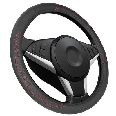 Universal Leather Steering Wheel Cover main product photo