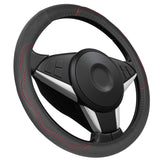 Universal Leather Steering Wheel Cover main product photo