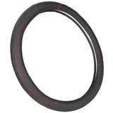 Universal Leather Steering Wheel Cover front view detail