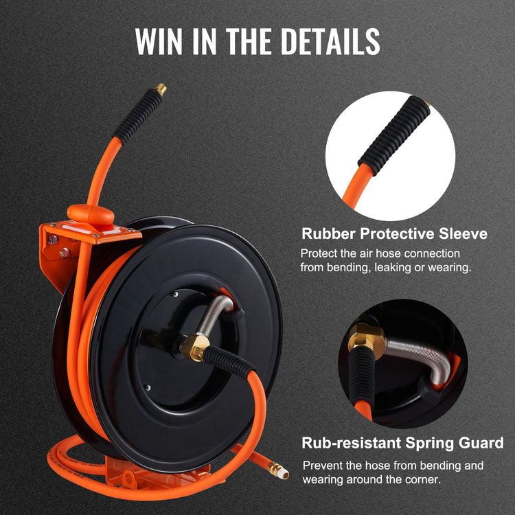 VEVOR 50FT Retractable Air Hose Reel additional product photo