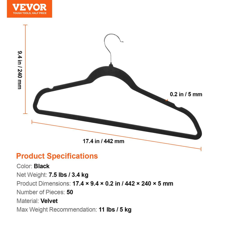 Velvet hanger holding a silk blouse without slipping