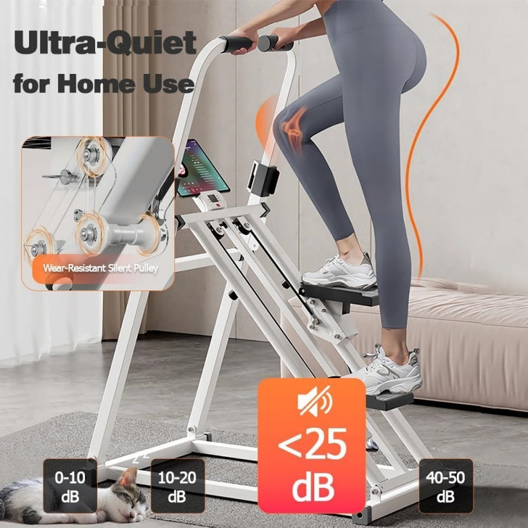 Climbing machine used for cardio interval training