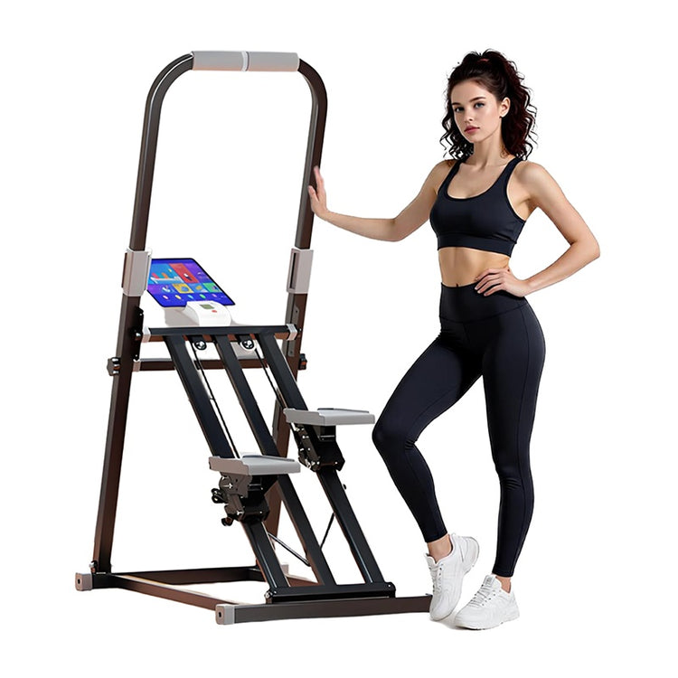 Stair stepper machine stable frame base