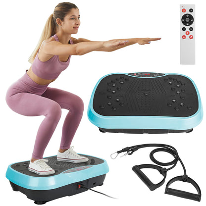Vibration Exercise Machine with Resistance Bands 7