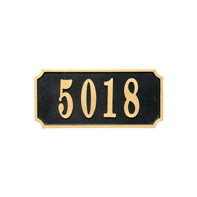 Waterford Rectangle Cast Aluminum Address Plaque