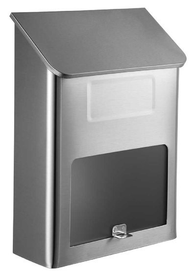 Winfield Metros Wall Mount Mailbox, Stainless Steel