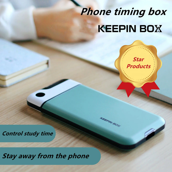 Box shown from the side displaying its compact size