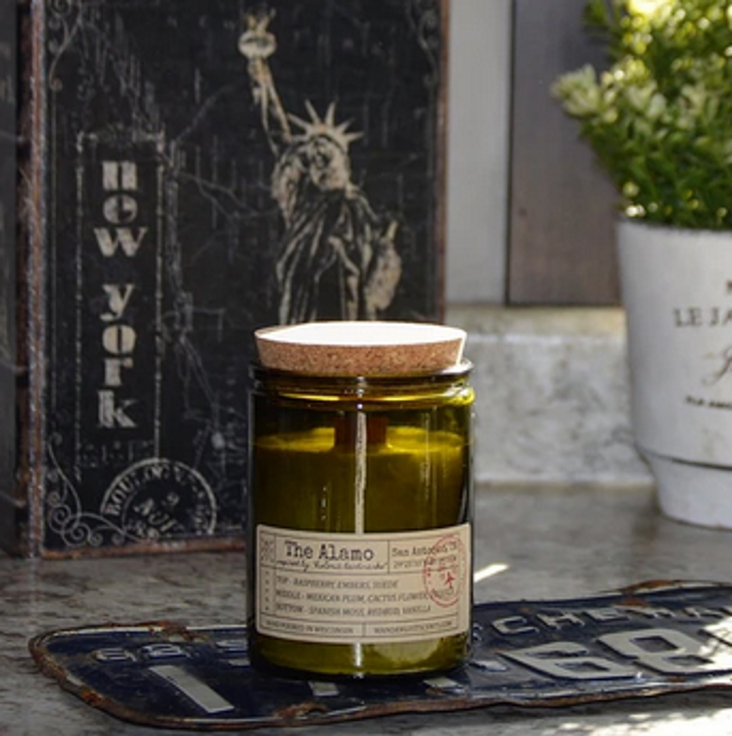 Wanderlust Scents Woodwick Soy Candle, 9 oz