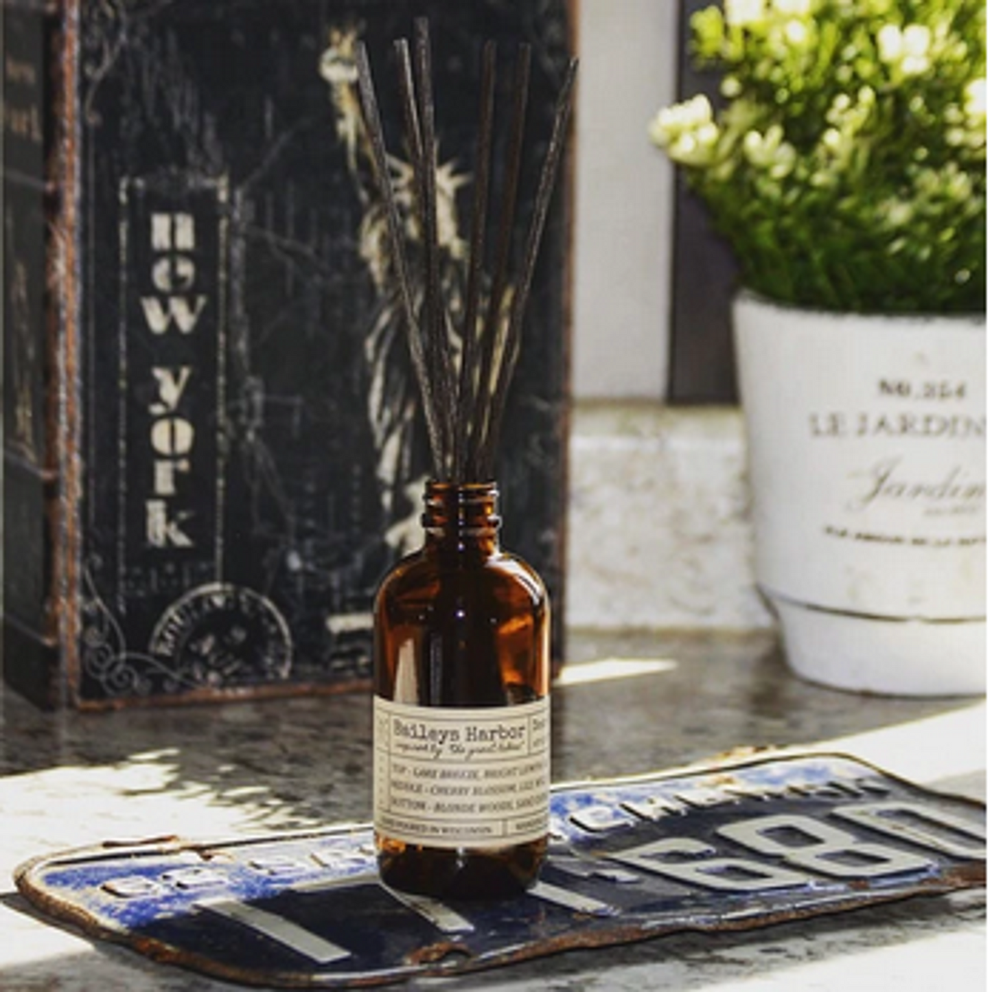 Wanderlust Scents Home Reed Diffuser, 4 oz