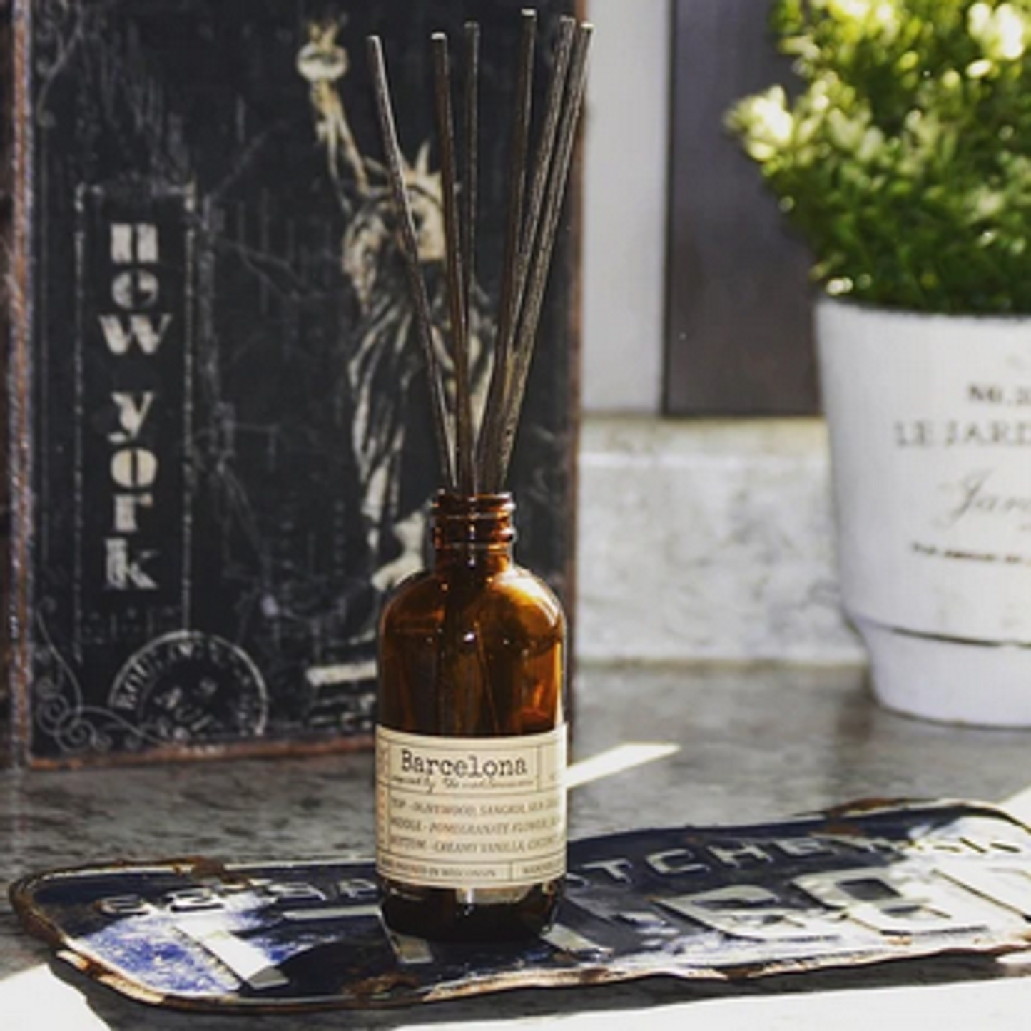 Wanderlust Scents Home Reed Diffuser, 4 oz