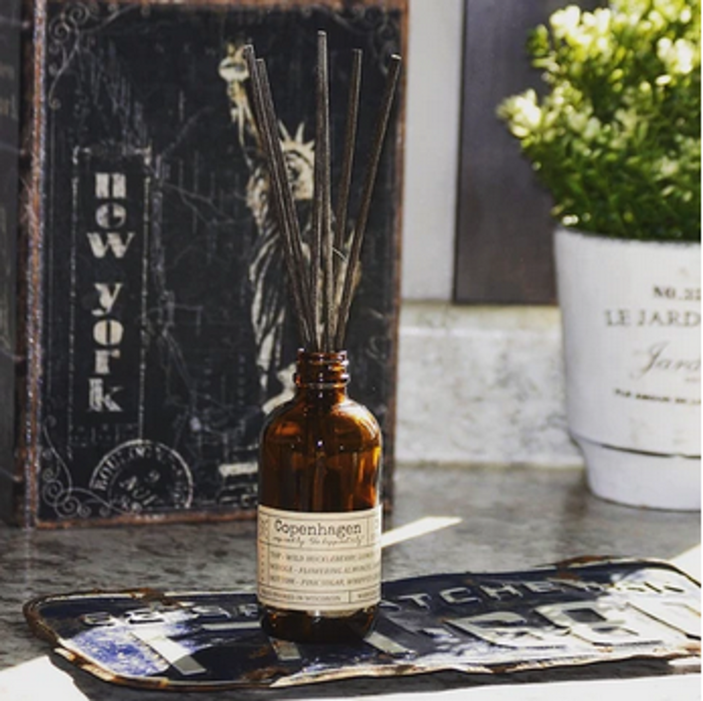 Wanderlust Scents Home Reed Diffuser, 4 oz