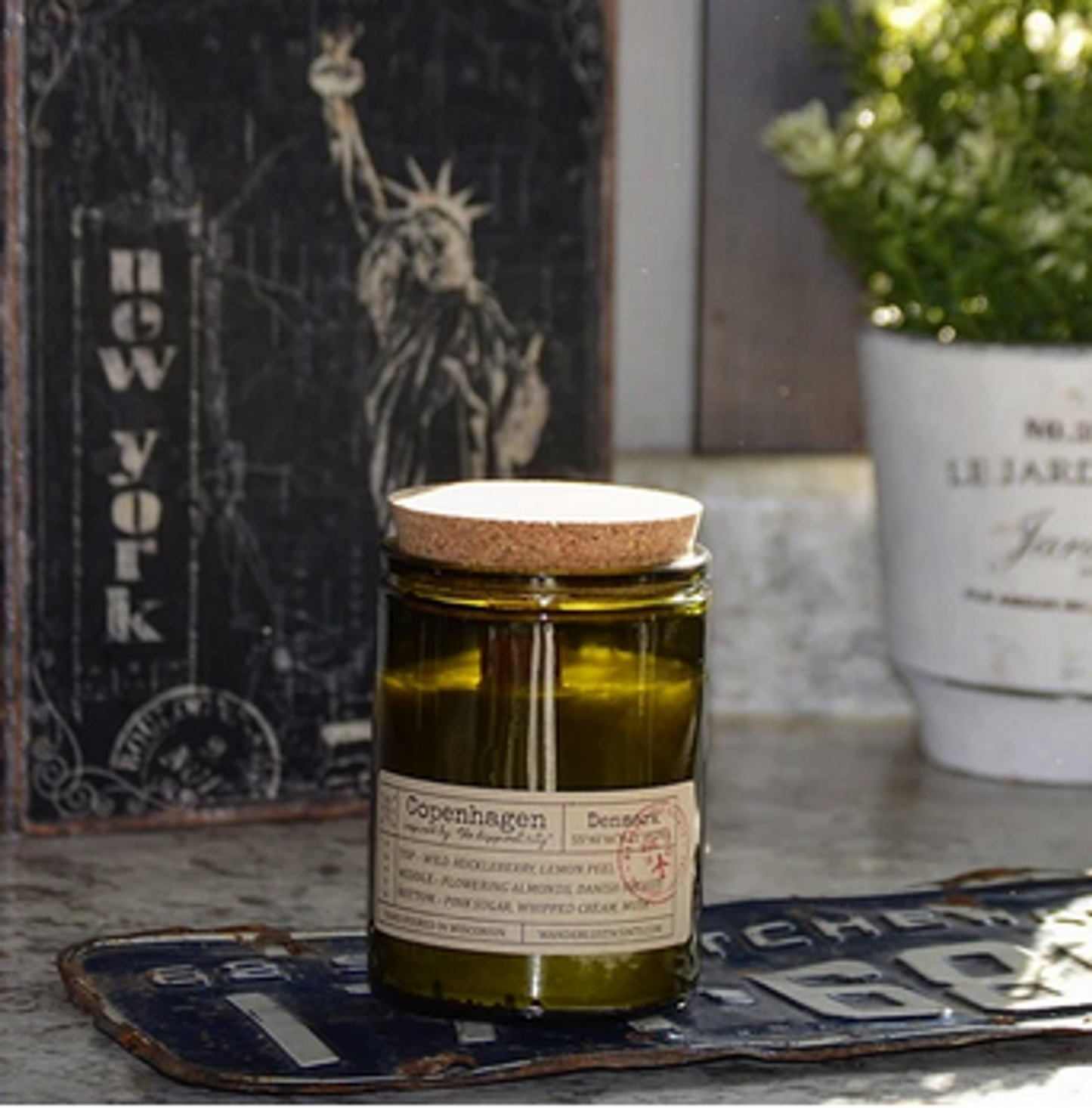 Wanderlust Scents Woodwick Soy Candle, 9 oz