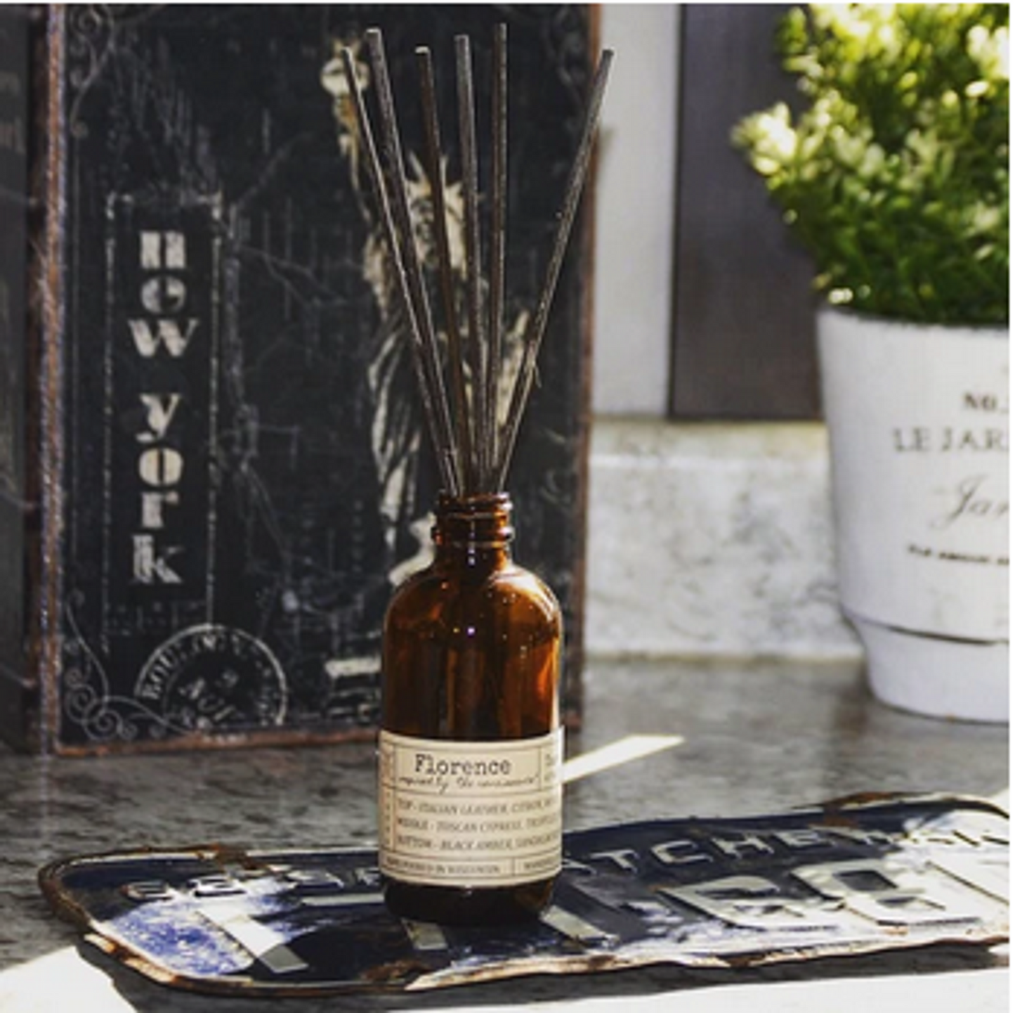Wanderlust Scents Home Reed Diffuser, 4 oz
