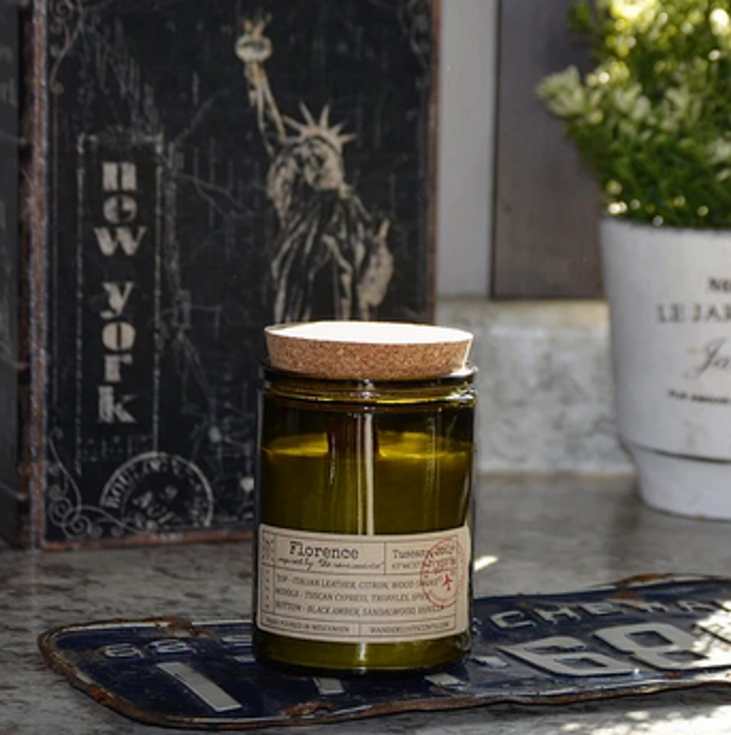 Wanderlust Scents Woodwick Soy Candle, 9 oz