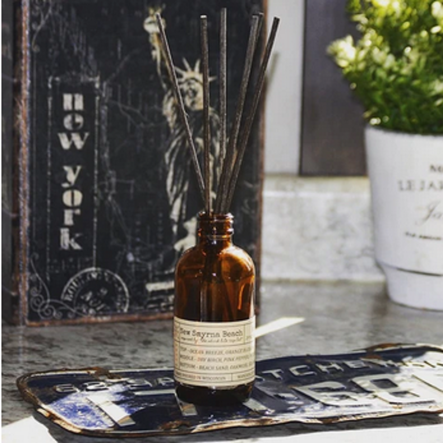 Wanderlust Scents Home Reed Diffuser, 4 oz