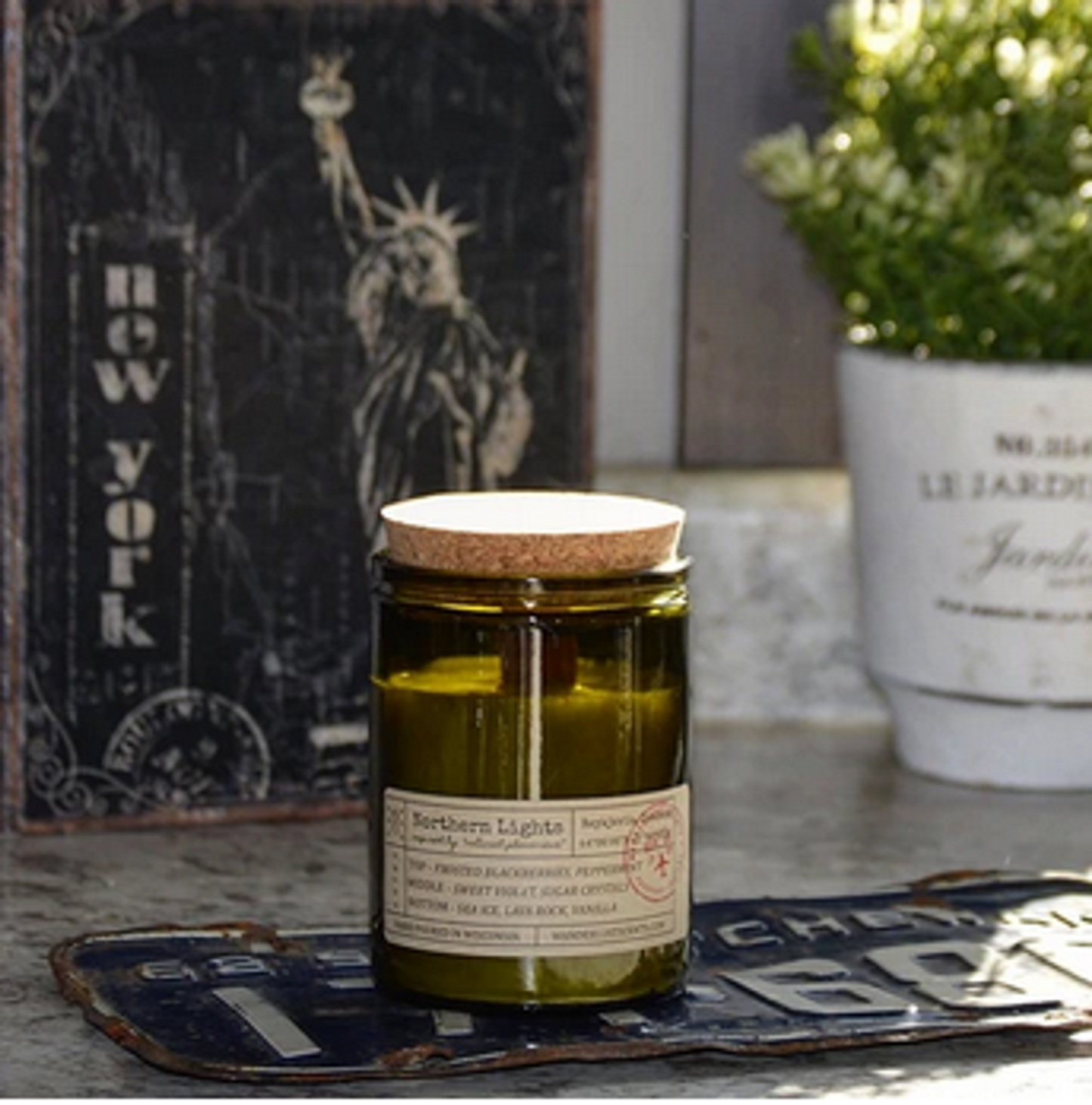 Wanderlust Scents Woodwick Soy Candle, 9 oz