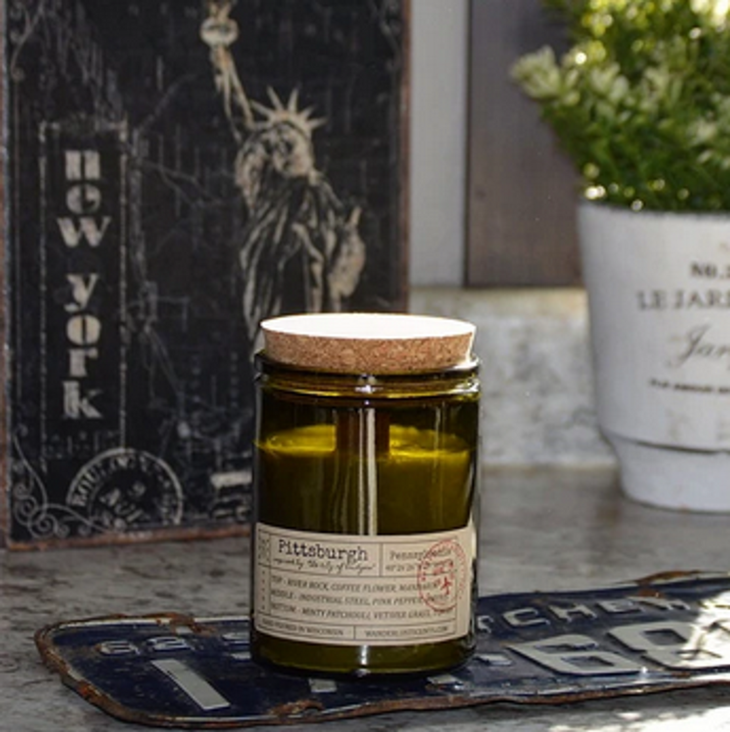 Wanderlust Scents Woodwick Soy Candle, 9 oz