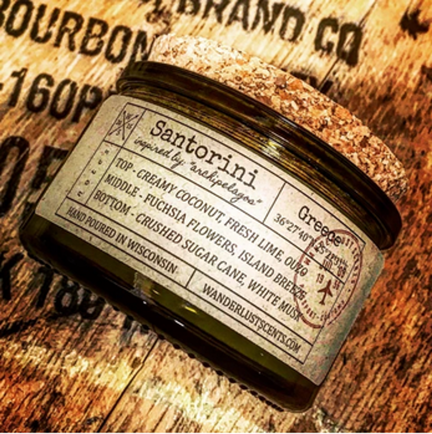 Wanderlust Scents 2-Wick Soy Candle, 4 oz