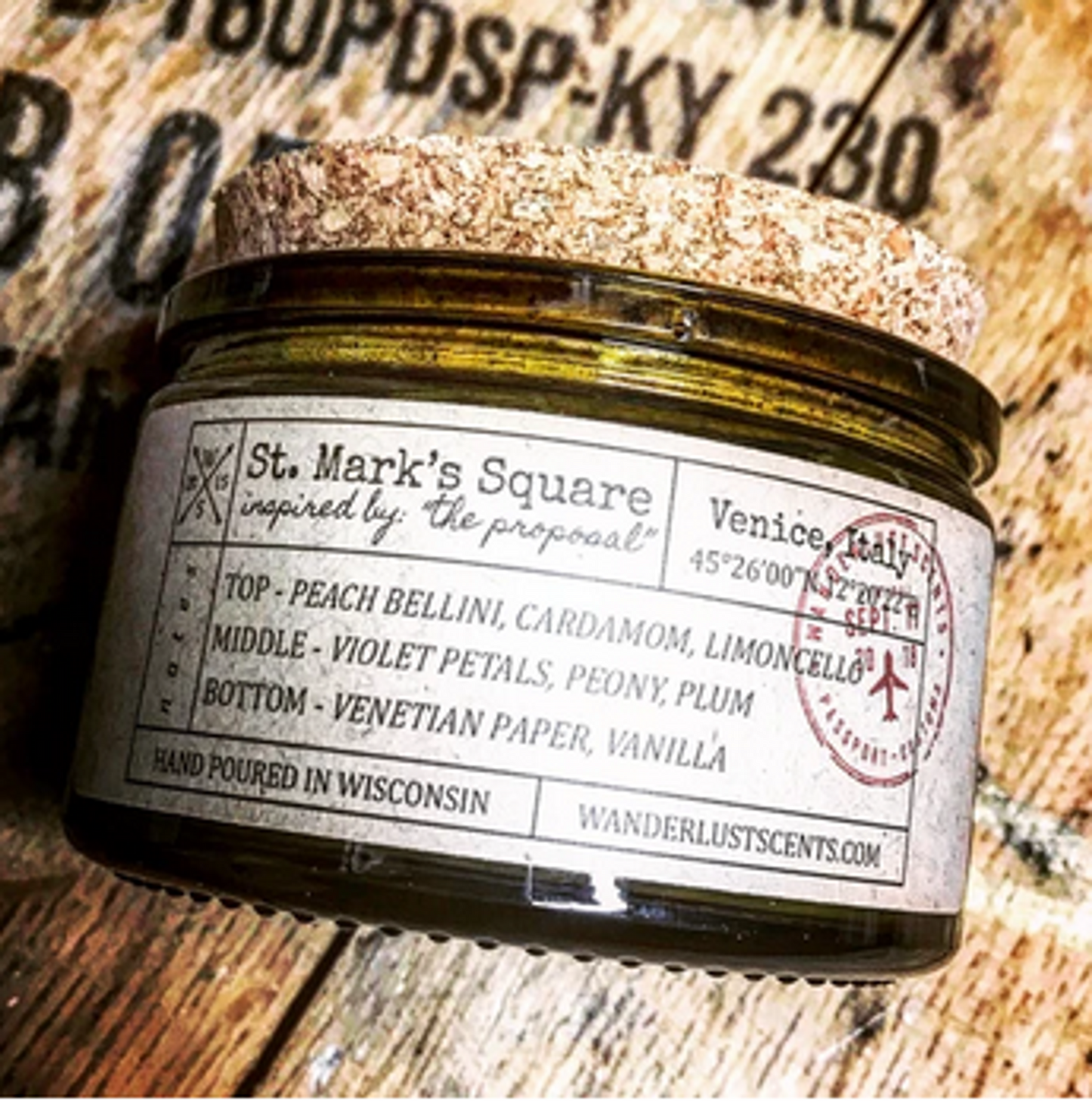 Wanderlust Scents 2-Wick Soy Candle, 4 oz