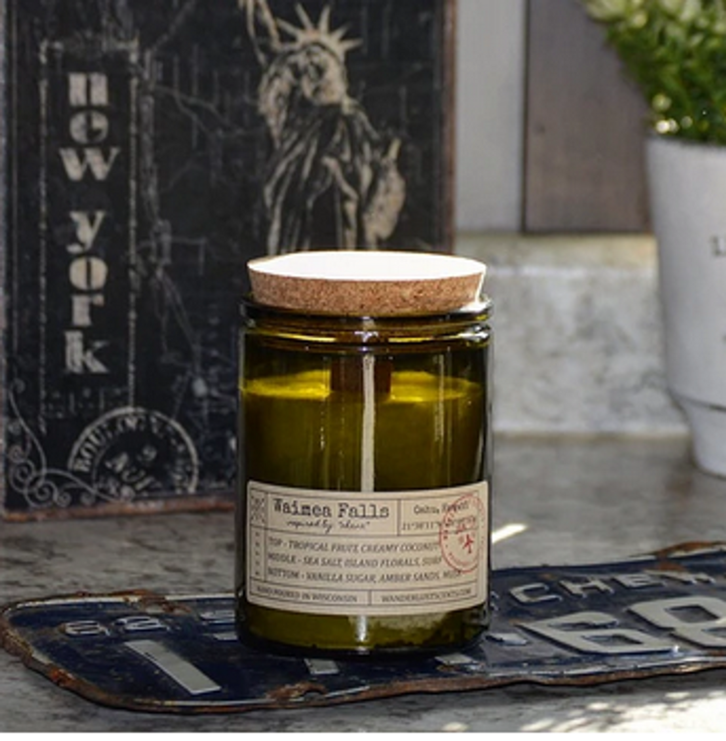 Wanderlust Scents Woodwick Soy Candle, 9 oz