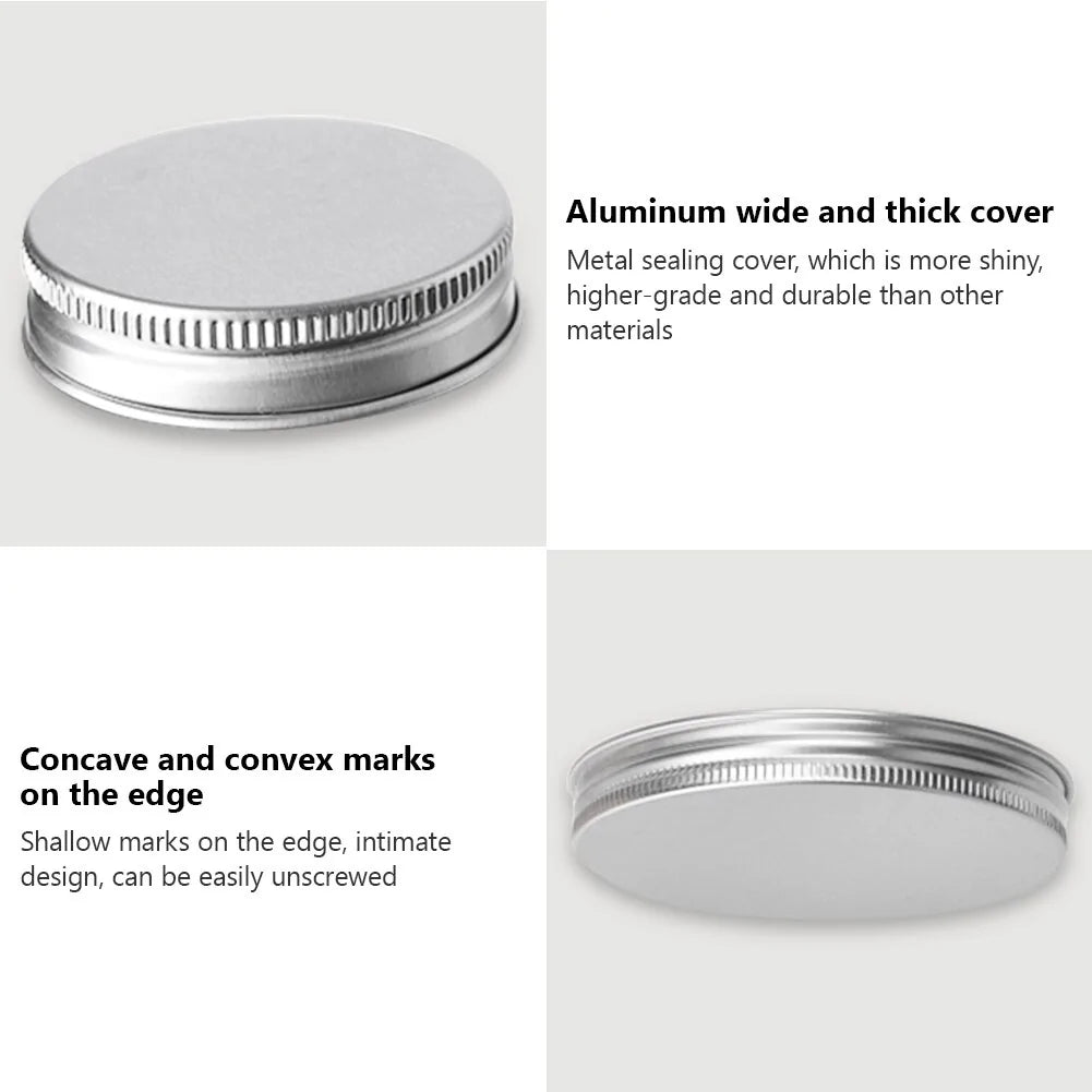 Jar shown empty to display its compact 100ml size