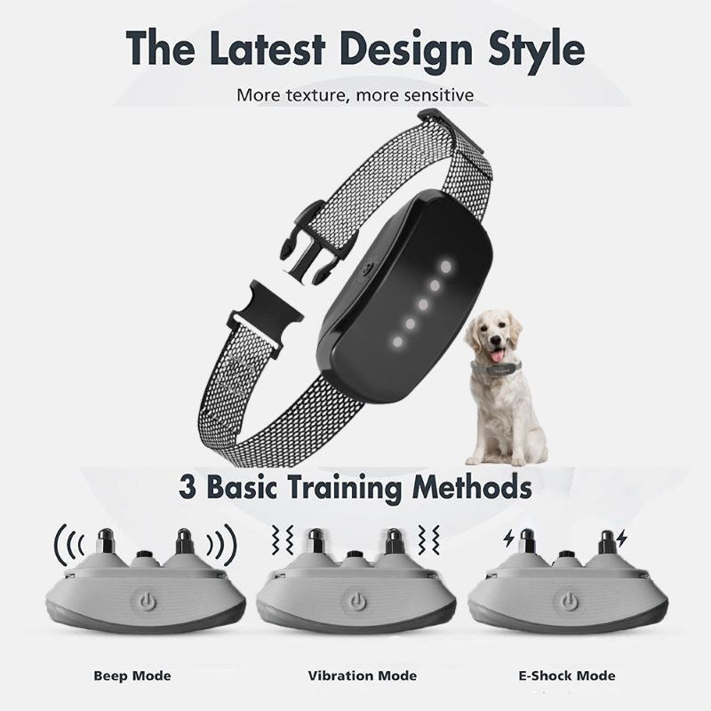 Bark collar USB rechargeable port detail
