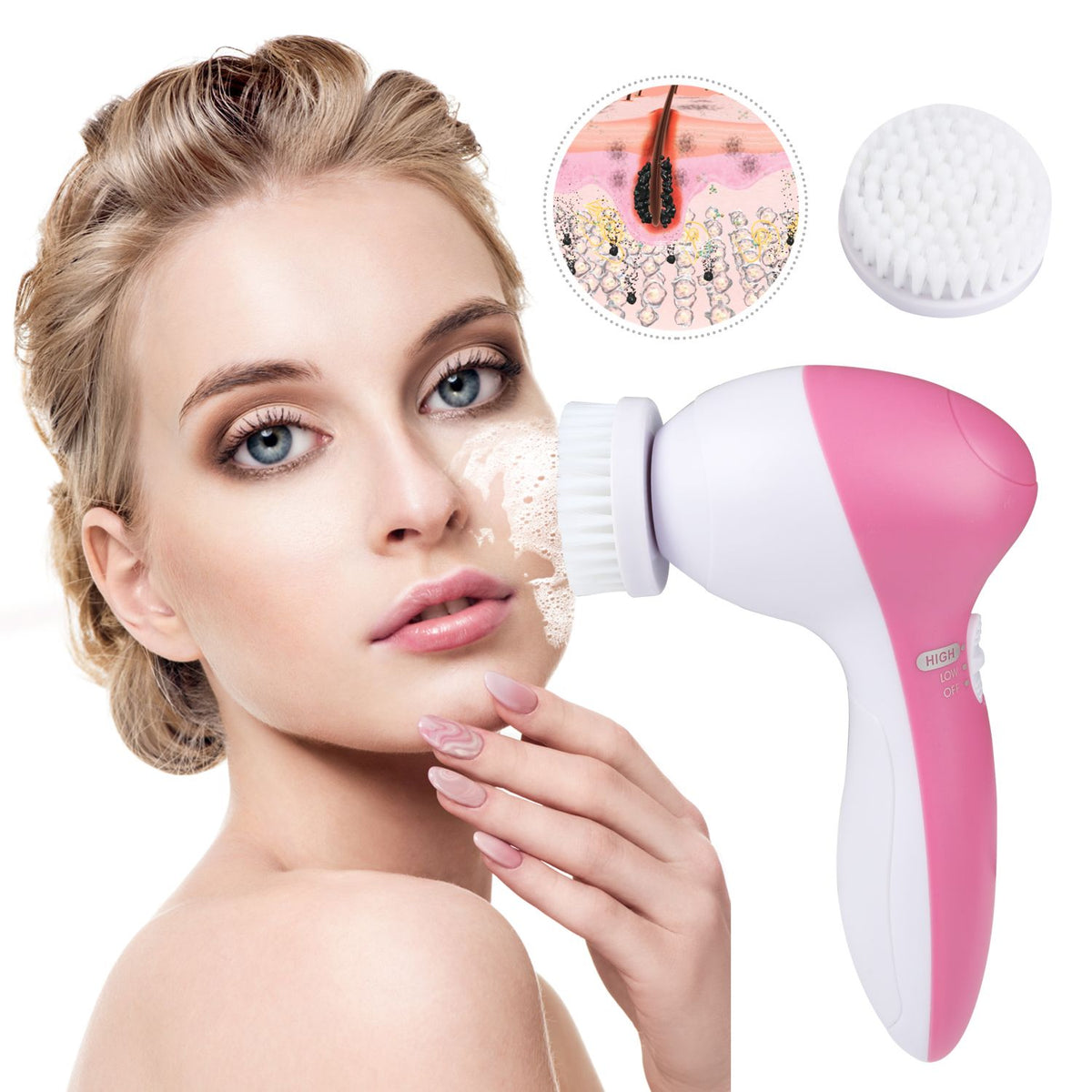 Waterproof Facial Cleansing Brush1