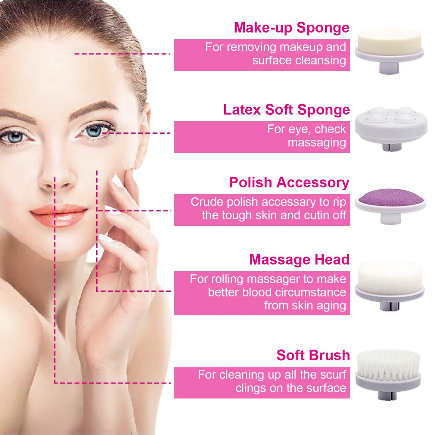 Waterproof Facial Cleansing Brush3