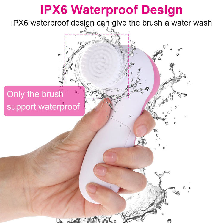 Waterproof Facial Cleansing Brush charging port detail