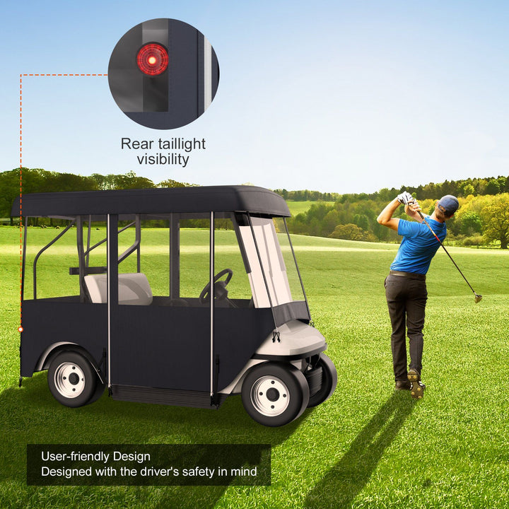 Waterproof Golf Cart Cover with Windows4