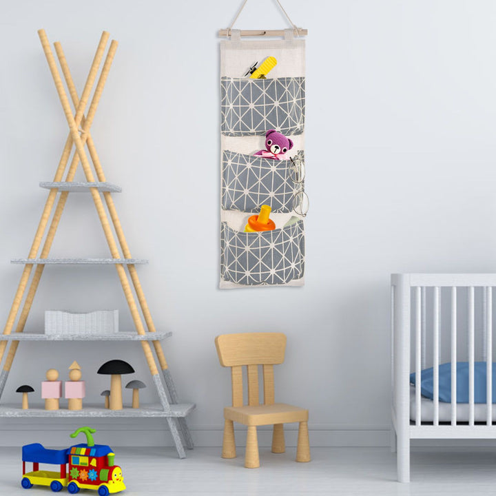 Waterproof Wall-Mounted Storage Bag Organizer detail close-up