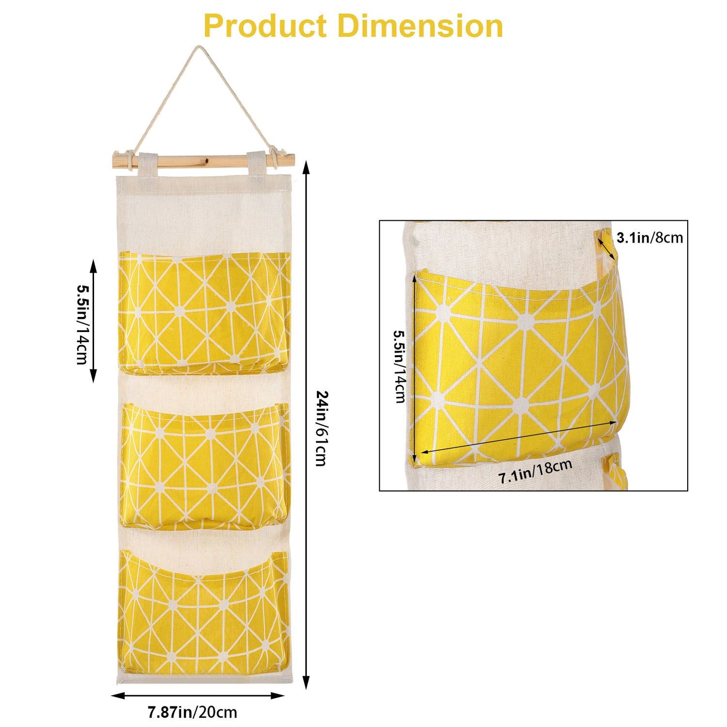 Waterproof Wall-Mounted Storage Bag Organizer view 12