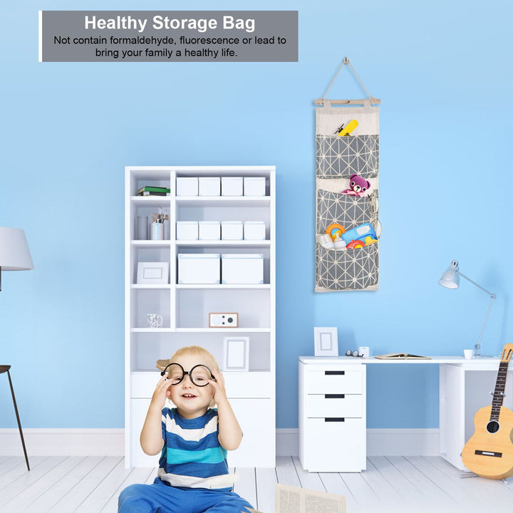 Waterproof Wall-Mounted Storage Bag Organizer lifestyle view